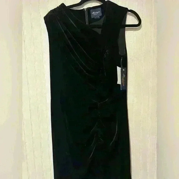 Shoshanna midnight jones velvet asymmetrical maxi dress 10 NWT formal whimsigoth - Picture 5 of 11